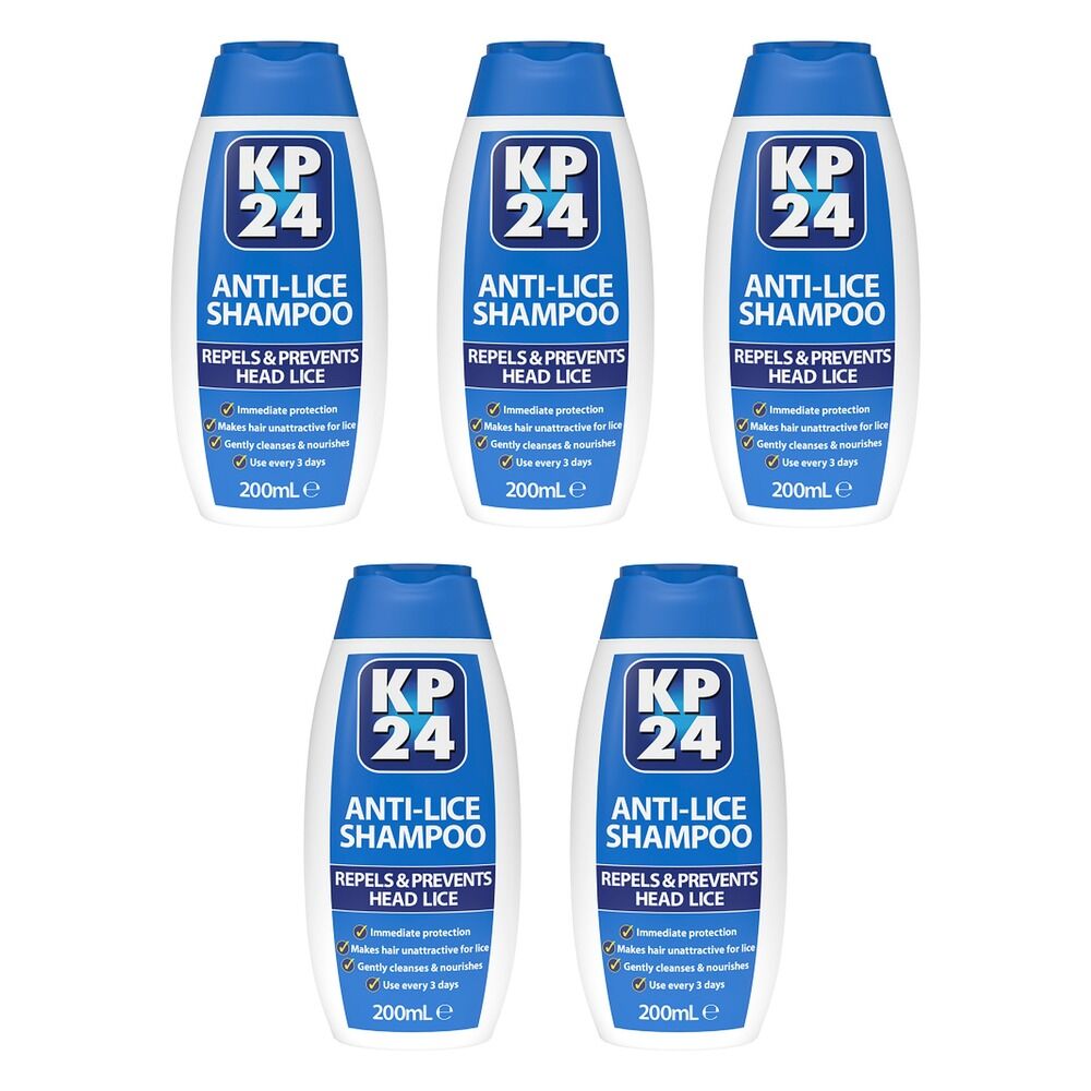 KP24 Anti-Lice Shampoo 200mL Pack of 5