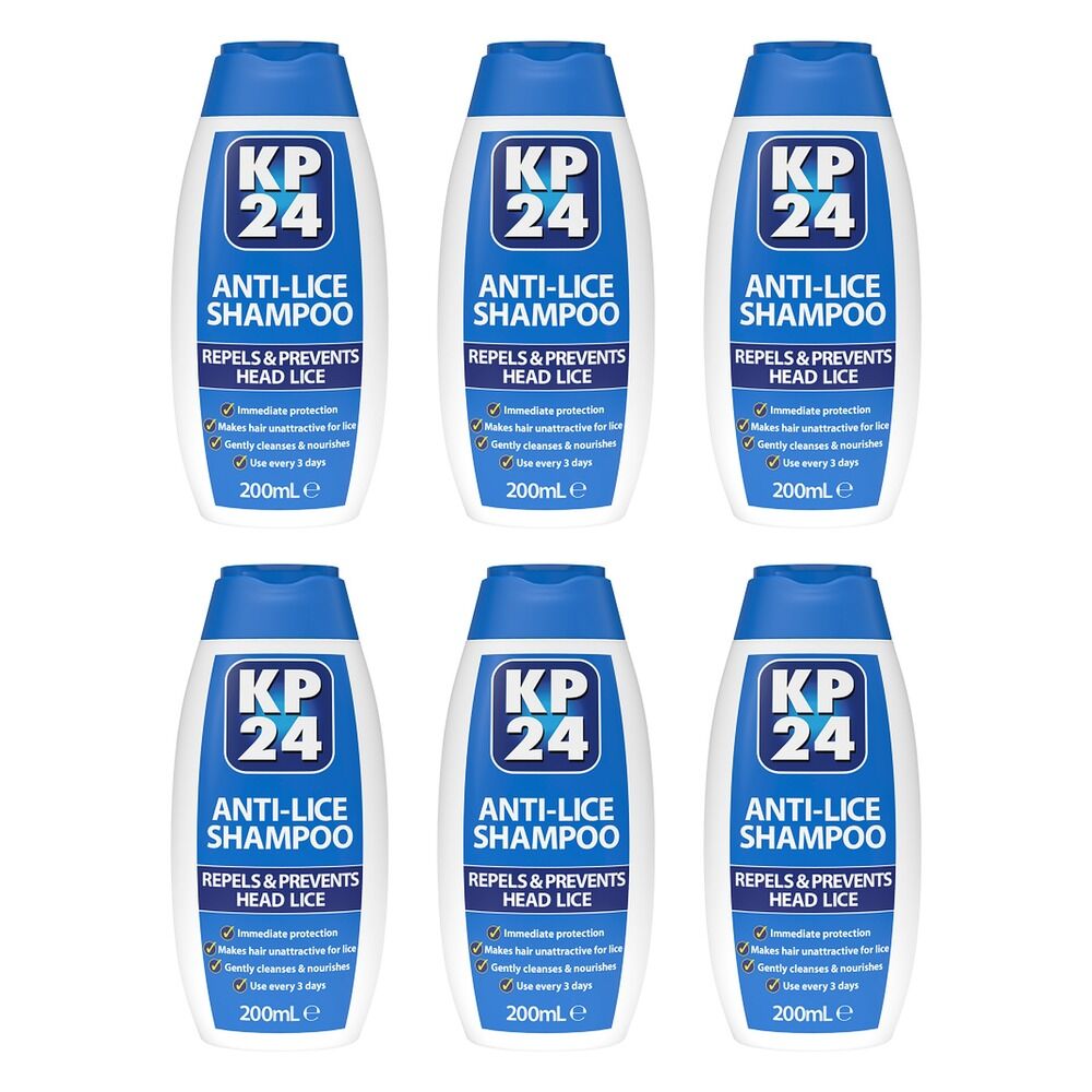 KP24 Anti-Lice Shampoo 200mL Pack of 6