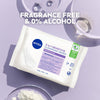 NIVEA 3-in-1 Sensitive Biodegradable Cleansing 25 Wipes