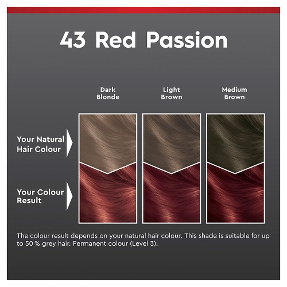 Schwarzkopf Brilliance Permanent Colour 43 Red Passion