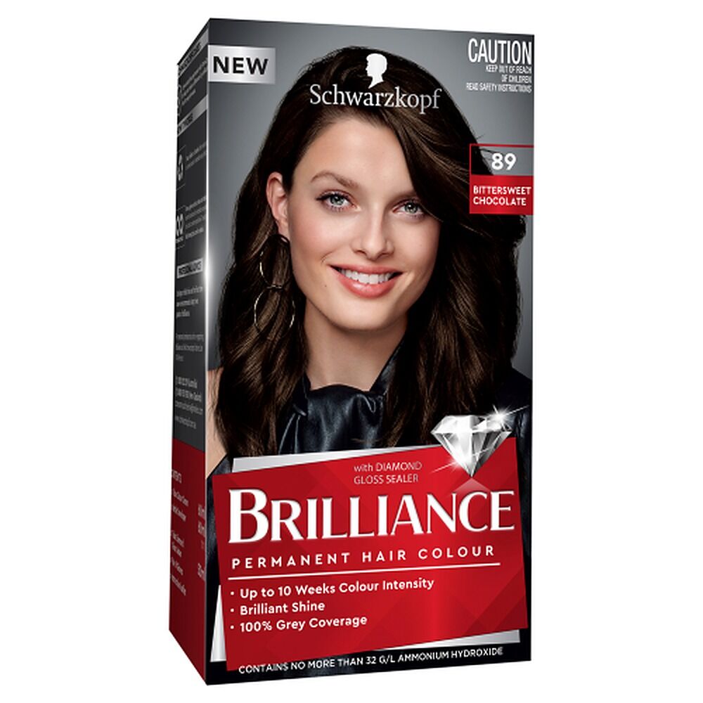 Schwarzkopf Brilliance 89 Bitter Sweet Chocolate Permanent Hair Colour