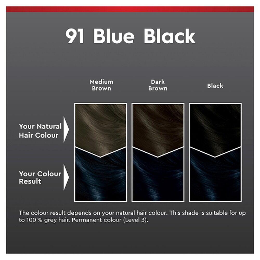 Schwarzkopf Brilliance Permanent Colour 91 Blue Black