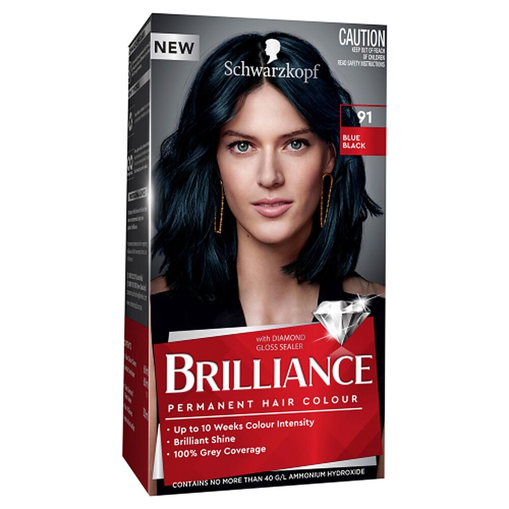 Schwarzkopf Brilliance Permanent Colour 91 Blue Black