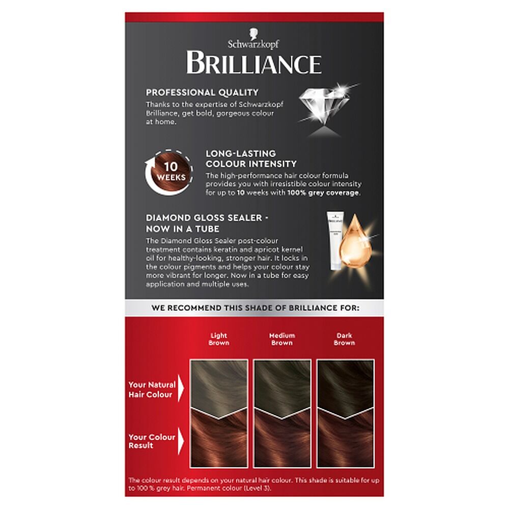 Schwarzkopf Brilliance 68 Chocolate Rush Permanent Hair Colour