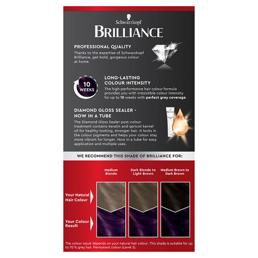 Schwarzkopf Brilliance Permanent Colour 03 Dark Amethyst
