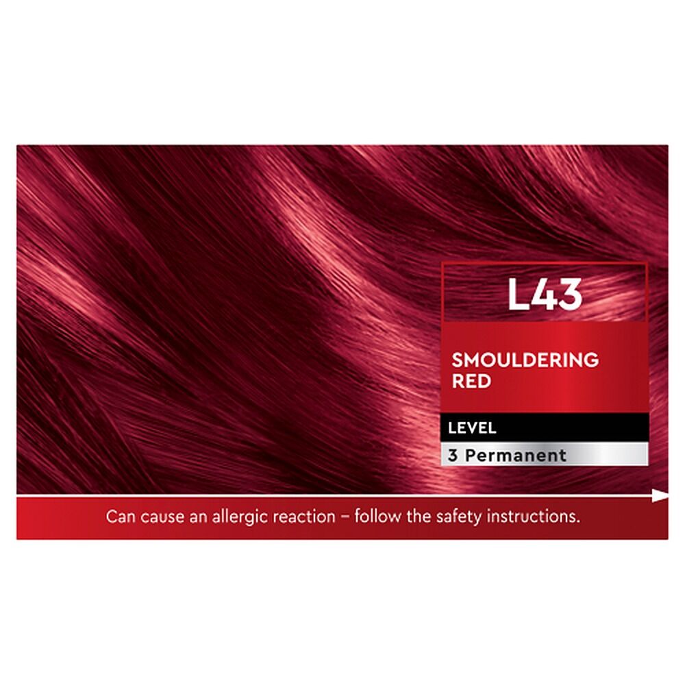 Schwarzkopf Brilliance Permanent Colour L43 Smouldering Red
