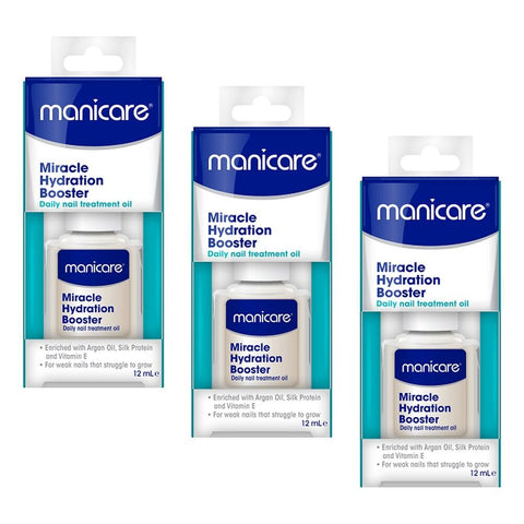 Manicare Miracle Hydration Booster 12mL x 3 Bundle of 3