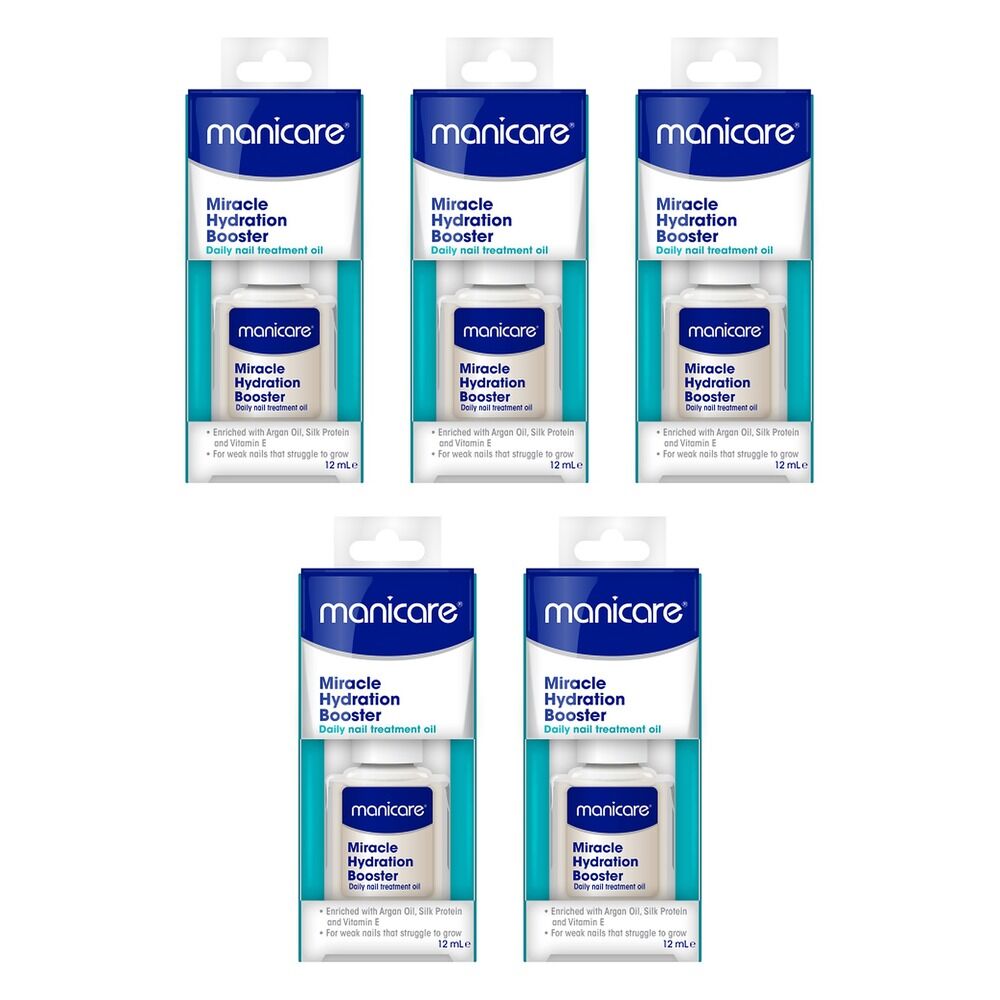 Manicare Miracle Hydration Booster 12mL x 3 Bundle of 5