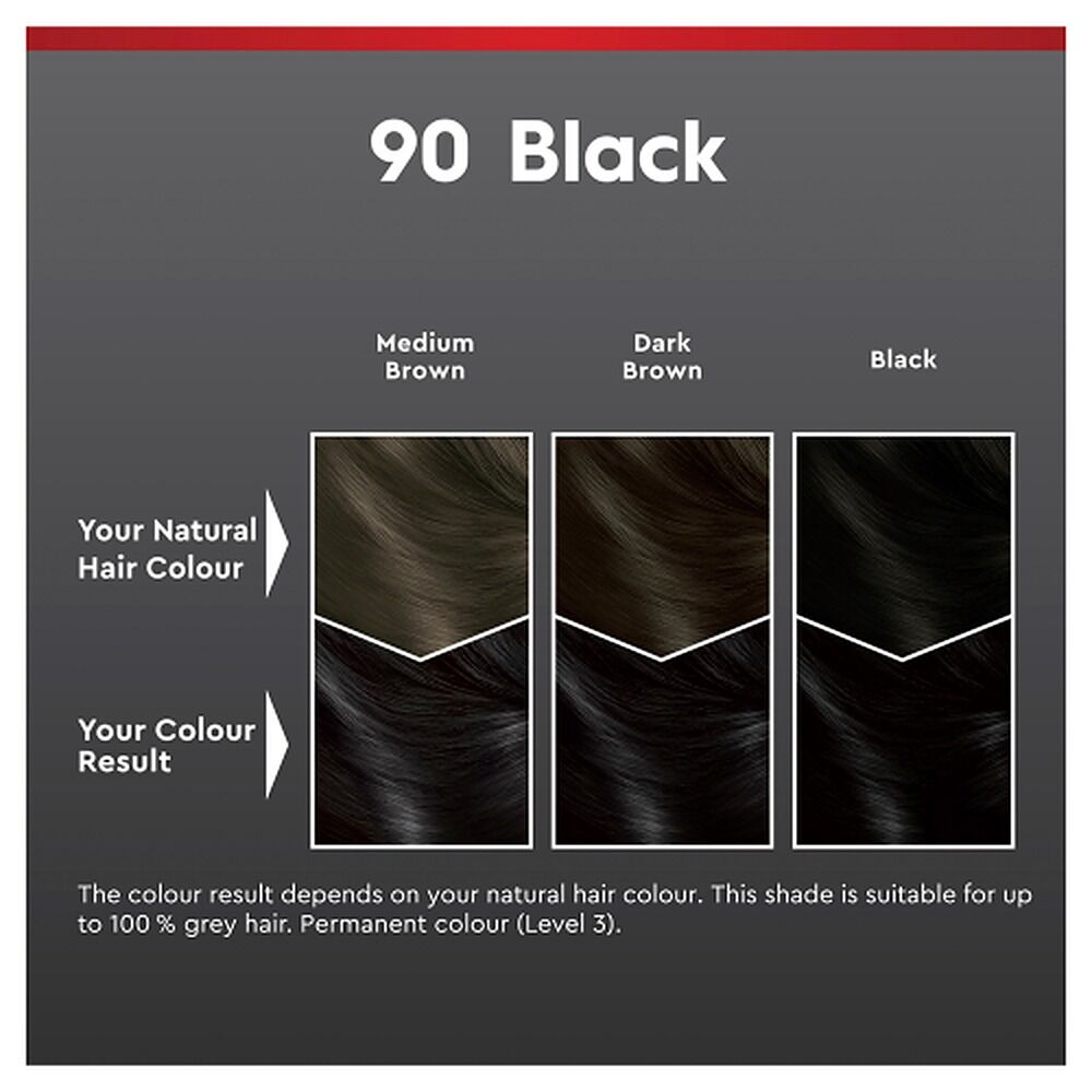 Schwarzkopf Brilliance Permanent Colour 90 Black