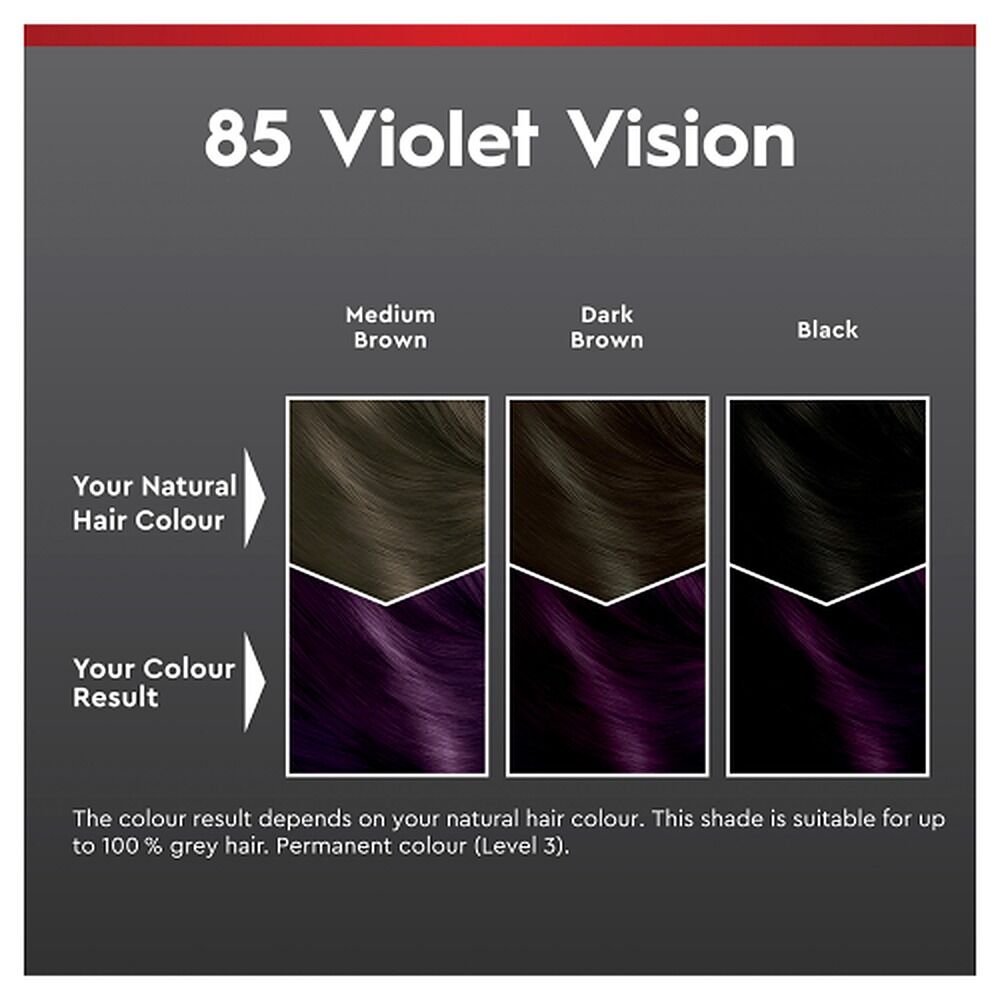 Schwarzkopf Brilliance Permanent Colour 85 Violet Vision