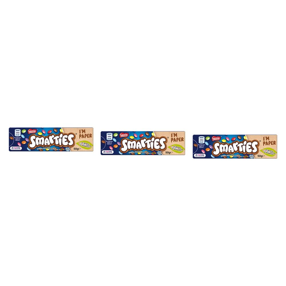 Nestle Smarties Milk Chocolate 50g x 24 Bundle of 3