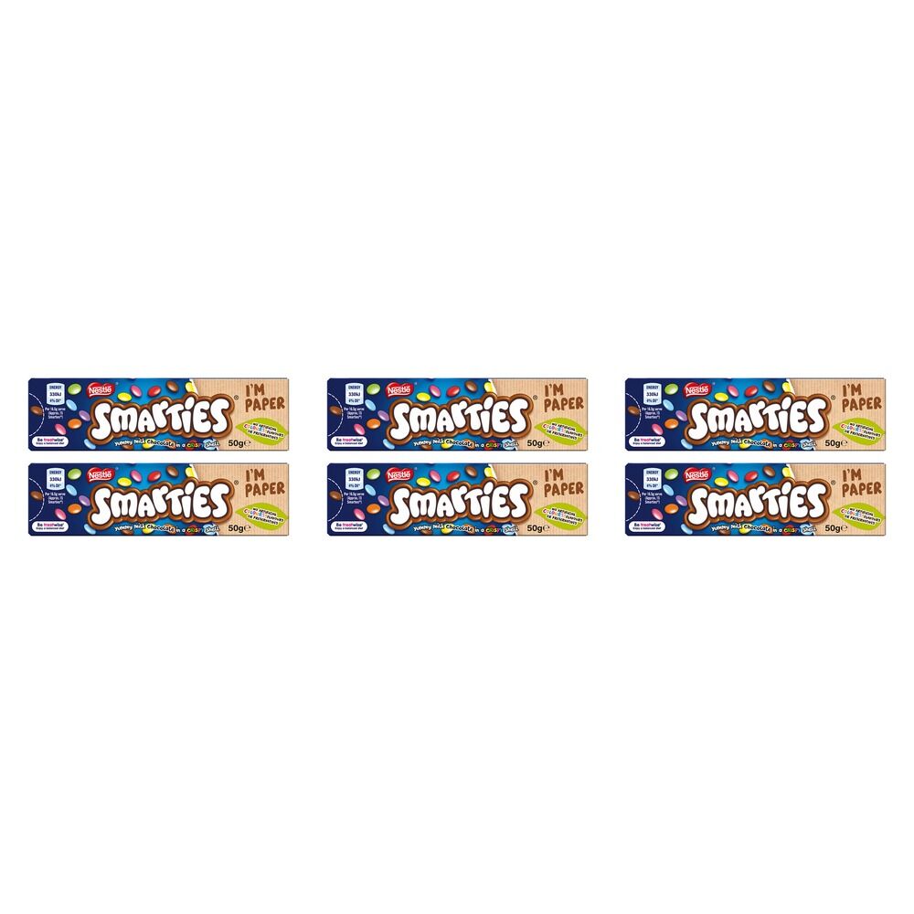 Nestle Smarties Milk Chocolate 50g x 24 Bundle of 6