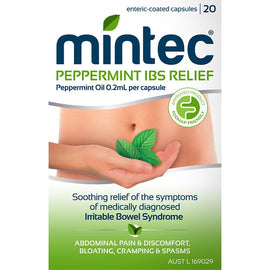 Mintec IBS Relief 20 Capsules