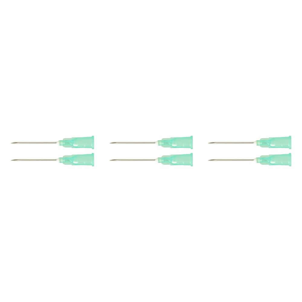 Agani Needle 21g x 25mm 100 Pack Bundle of 6