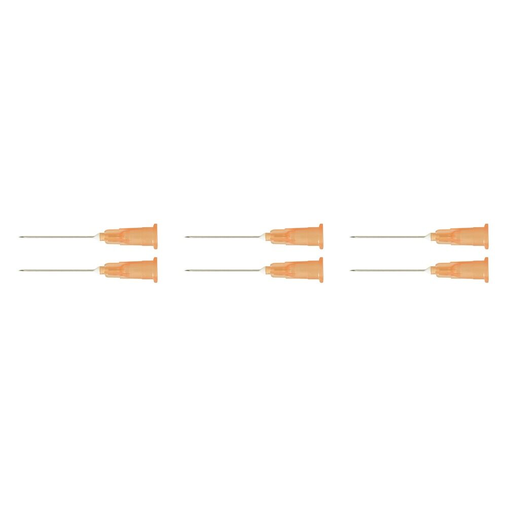 Agani Needle 25g x 25mm 100 Pack Bundle of 6
