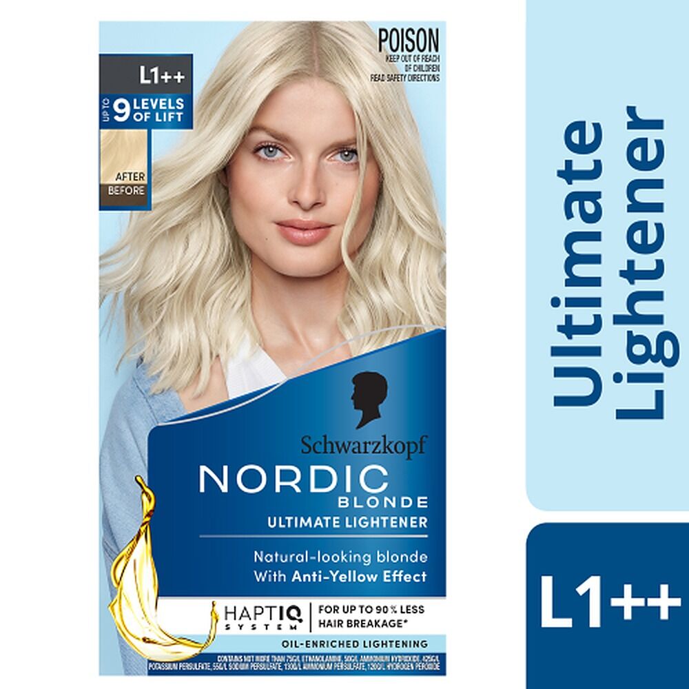 Schwarzkopf Nordic Blonde L1++ Ultimate Lightener Kit
