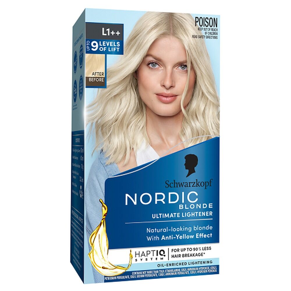 Schwarzkopf Nordic Blonde L1++ Ultimate Lightener Kit