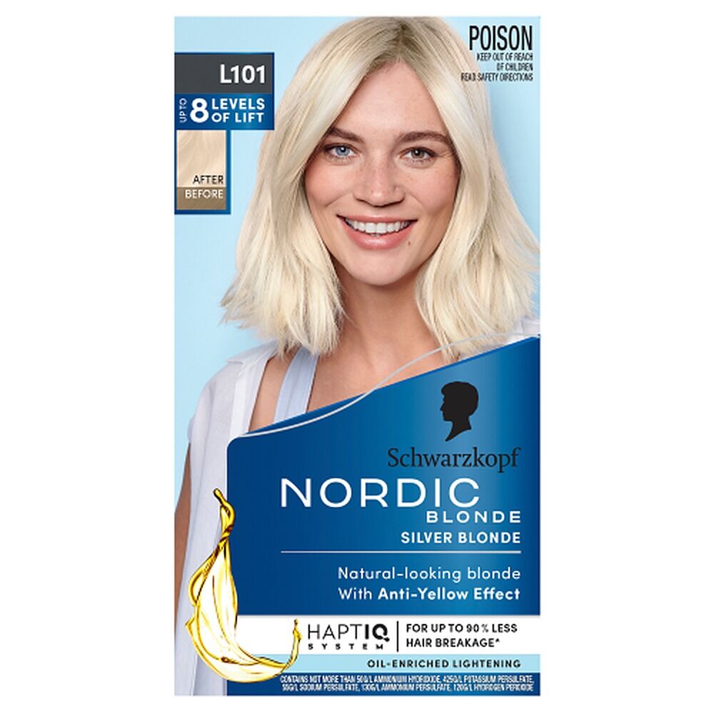 Schwarzkopf Nordic Blonde L101 Silver Blonde Kit