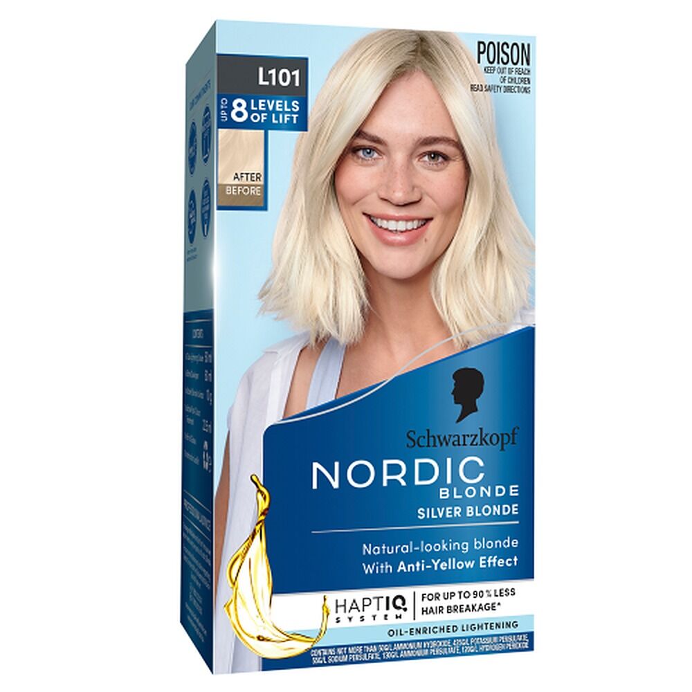 Schwarzkopf Nordic Blonde L101 Silver Blonde Kit