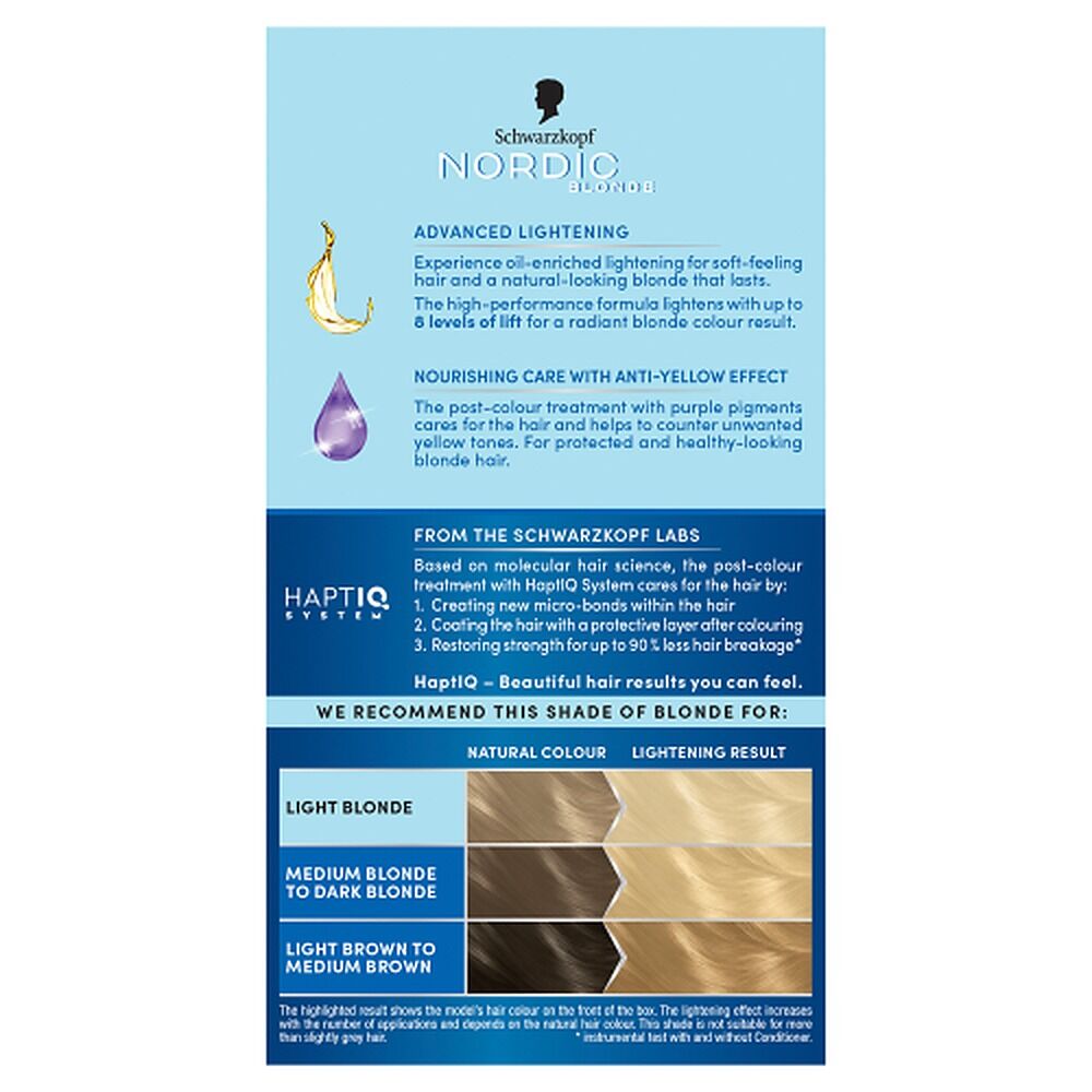 Schwarzkopf Nordic Blonde L1+ Extreme Lightener Kit