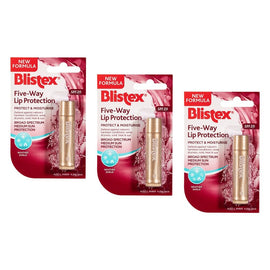 Blistex Five-Way Lip Protection SPF20 4.25g Pack of 3