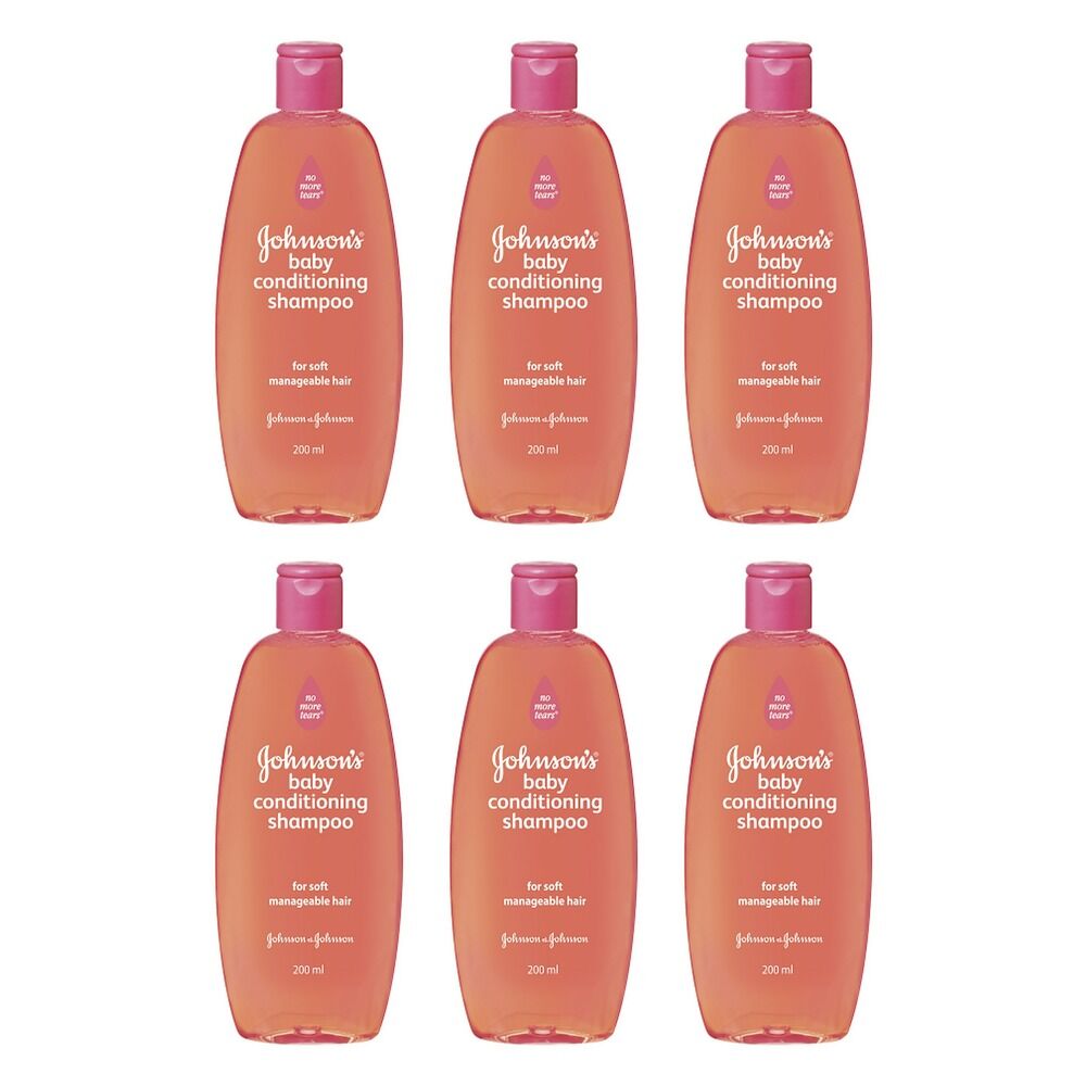 Johnson's Baby Conditioning Shampoo 200mL Pack of 6