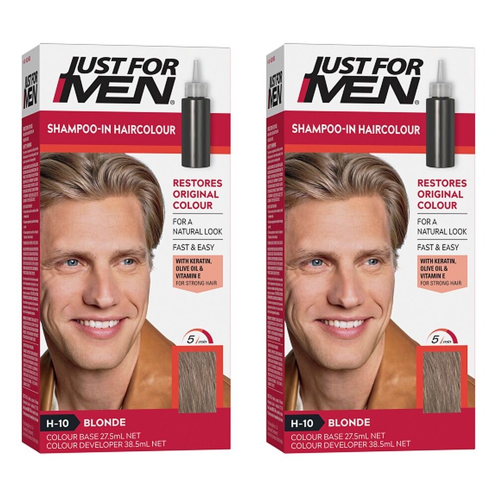 Just For Men Shampoo-In Haircolour Blonde 66mL Pack of 2