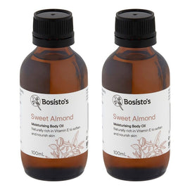 Bosisto's Sweet Almond Body Oil 100mL Pack of 2