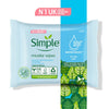 Simple Kind To Skin Micellar Biodegradable Facial Wipes 20 Wipes x 6