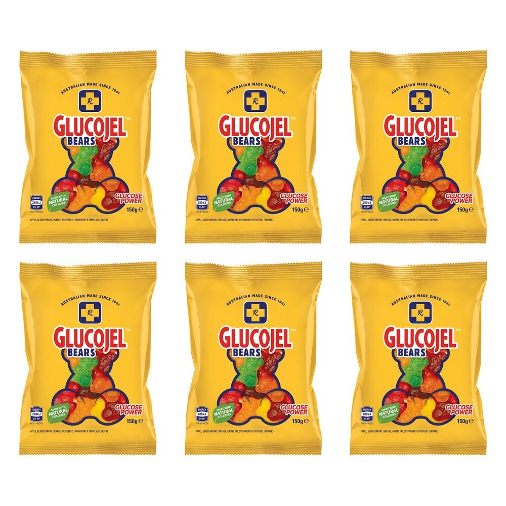 Glucojels Bears 150g x 14 Bundle of 6
