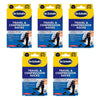 Scholl Flight Compression Socks Black W8-11 M6-9 Pack of 5
