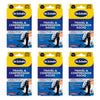 Scholl Flight Compression Socks Black W8-11 M6-9 Pack of 6