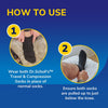 Scholl Flight Compression Socks Black W8-11 M6-9