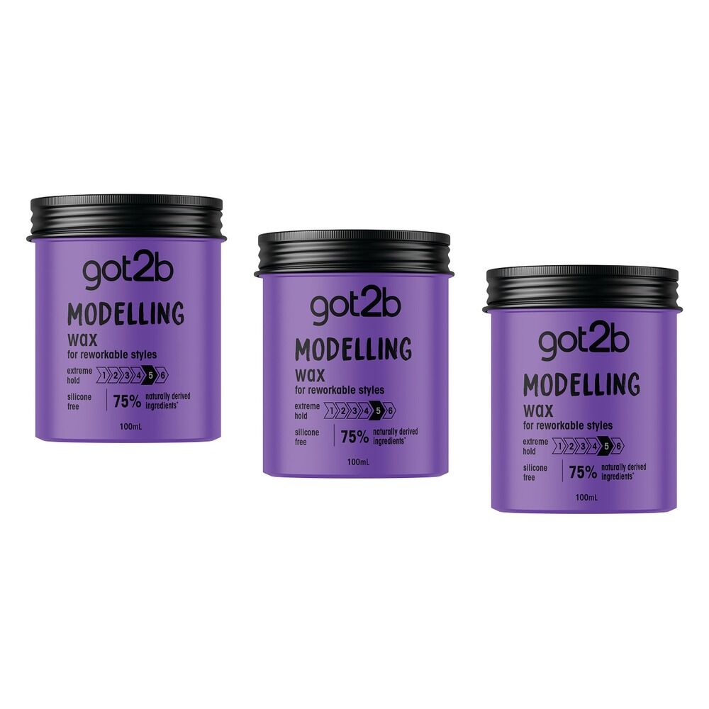 Got2B Modelling Wax Extreme Hold 100mL Pack of 3