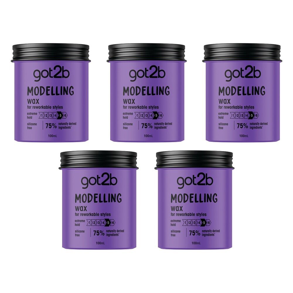 Got2B Modelling Wax Extreme Hold 100mL Pack of 5
