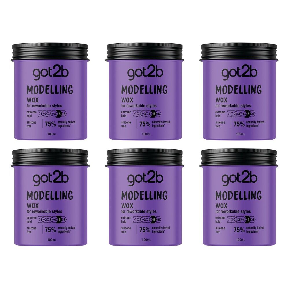 Got2B Modelling Wax Extreme Hold 100mL Pack of 6