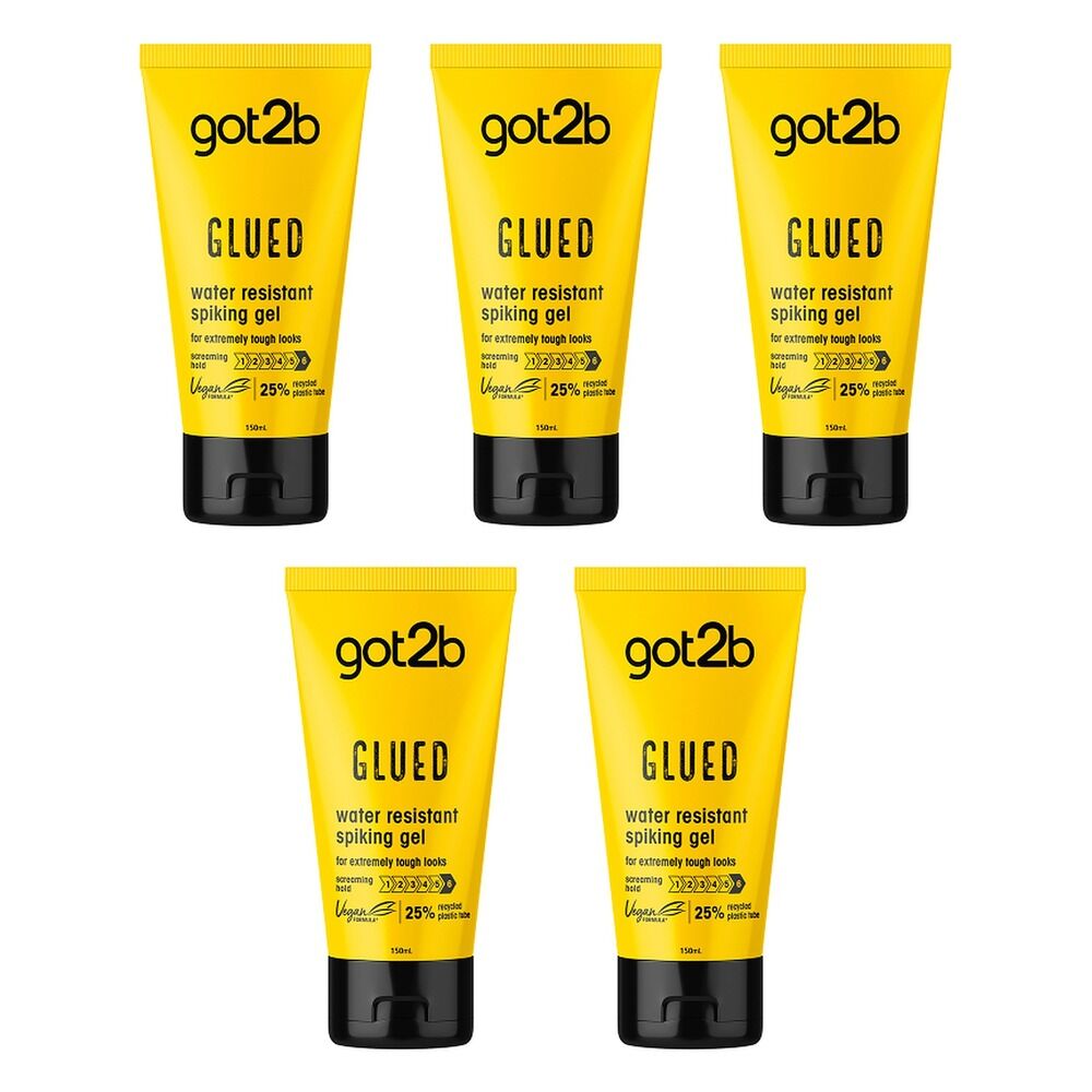 Got2B Glued Water Resistant Spiking Gel 150mL Pack of 5