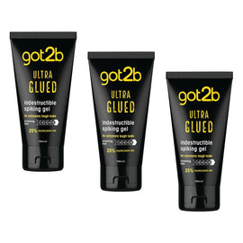 Got2B Ultra Glued Indestructible Styling Gel 150mL Pack of 3