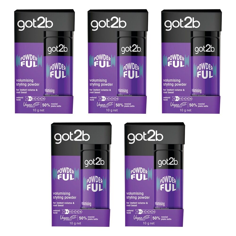 Got2B Powder'ful Volumizing Styling Powder 10g Pack of 5