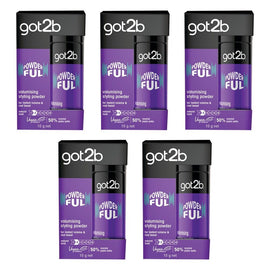 Got2B Powder'ful Volumizing Styling Powder 10g Pack of 5