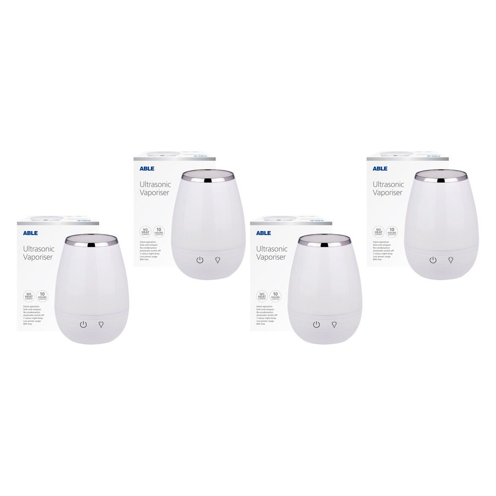 Able Ultrasonic Vaporiser Pack of 4