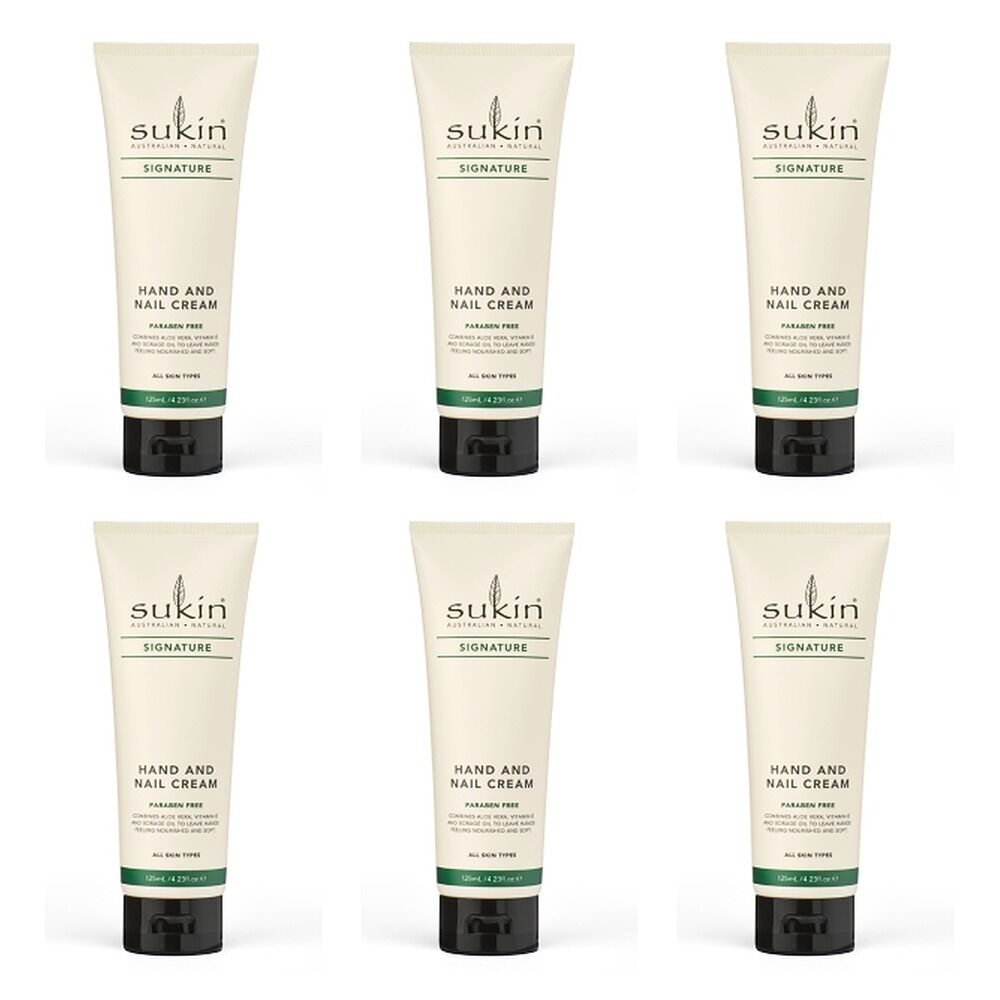 Sukin Hand & Nail Cream 125mL Pack of 6