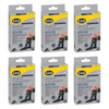 Scholl Travel & Compression Socks Black M9-12 W9.5-11 Pack of 6
