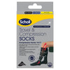 Scholl Travel & Compression Socks Black M9-12 W9.5-11