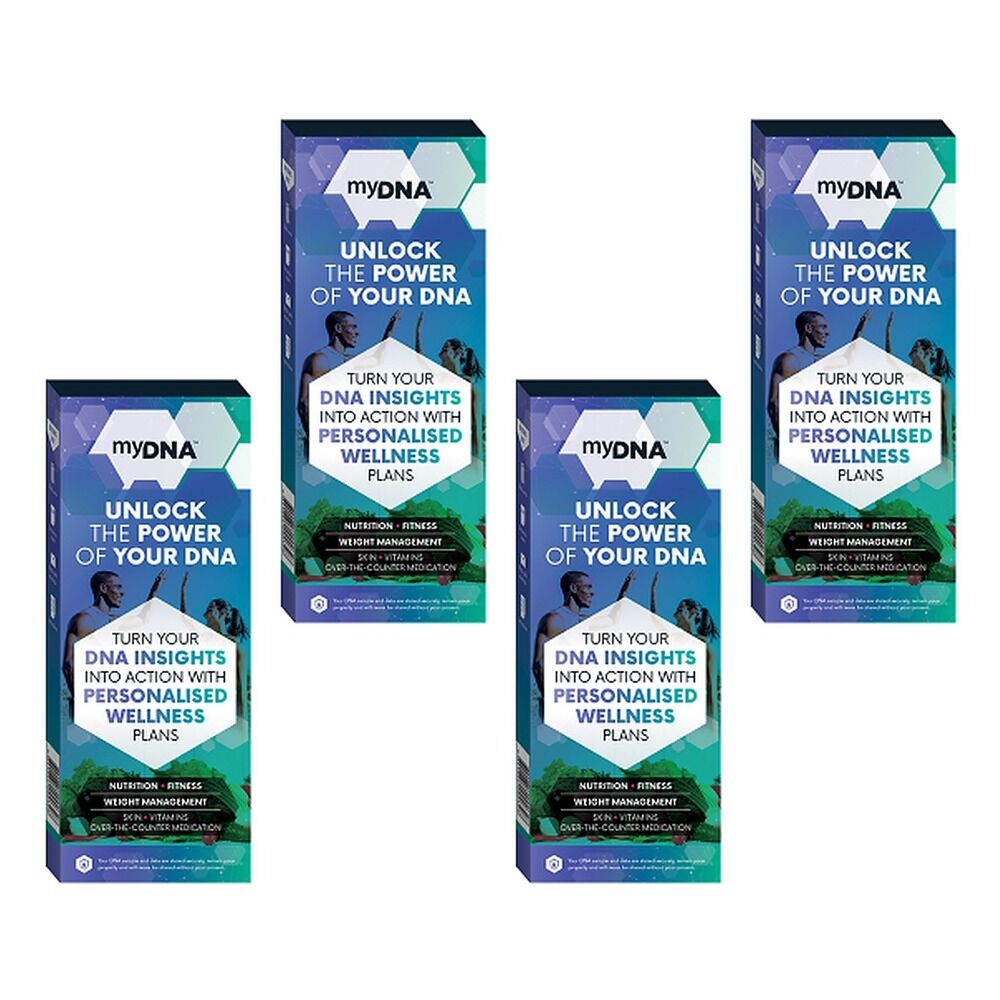 Know Your Skin MyDNA Consumer DNA Test Kit Pack of 4