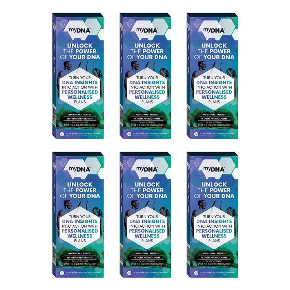Know Your Skin MyDNA Consumer DNA Test Kit Pack of 6