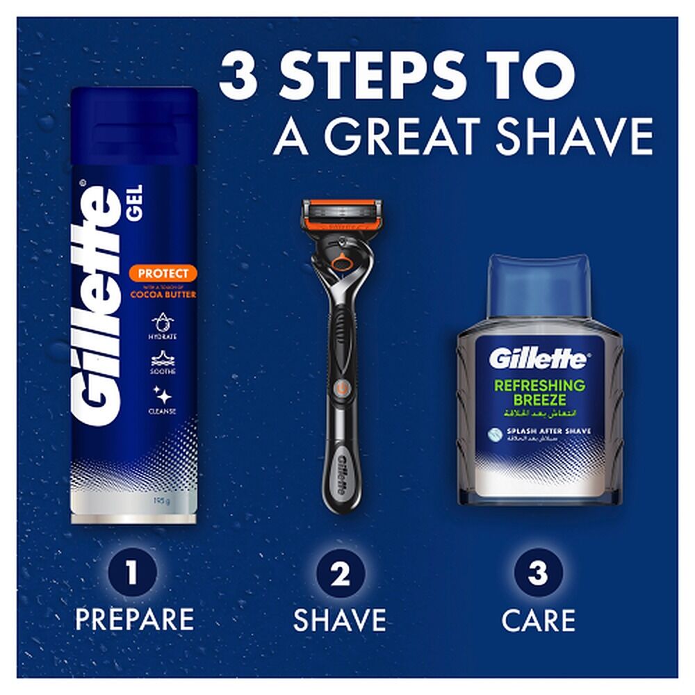 Gillette Refreshing Breeze Shave Gel 195g