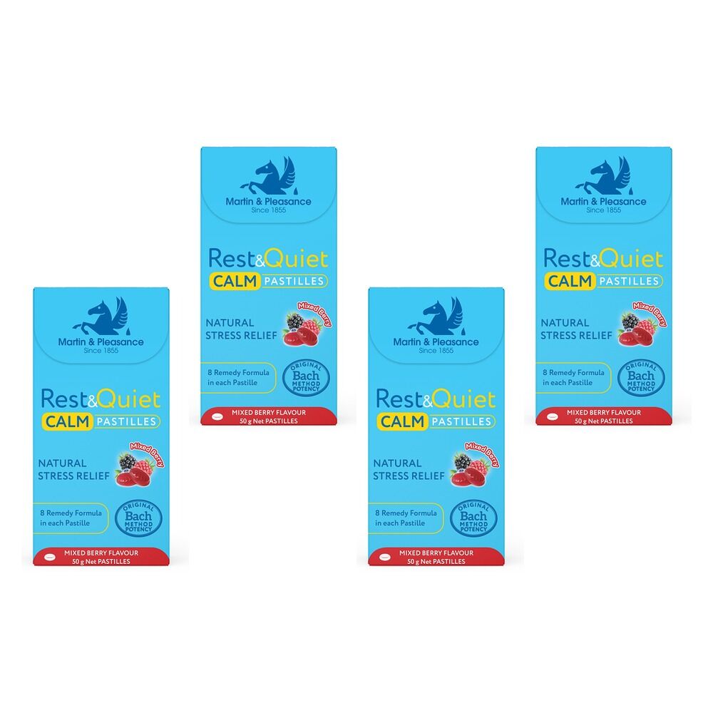 RestQ Calm Pastilles Mixed Berry 50g Pack of 4
