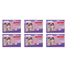 Huggies Nappy Pants Toddler Girl Size 4 29 Pack x 3 Bundle of 6