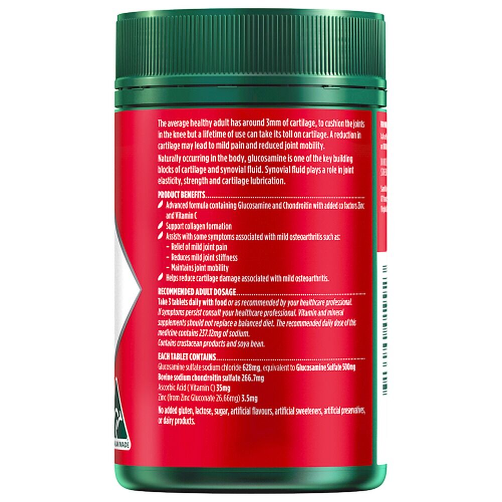 Nature's Own Glucosamine Sulfate & Chondroitin Advanced 180 Tablets